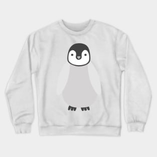 Penguin Chick (pink background) Crewneck Sweatshirt